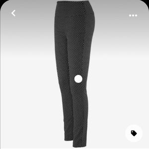 Cabi black dot trousers.